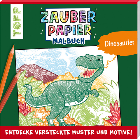 Zauberpapier Malbuch Dinosaurier - Natascha Pitz