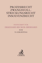 Prozessrecht, Zwangsvollstreckungsrecht, Insolvenzrecht - 