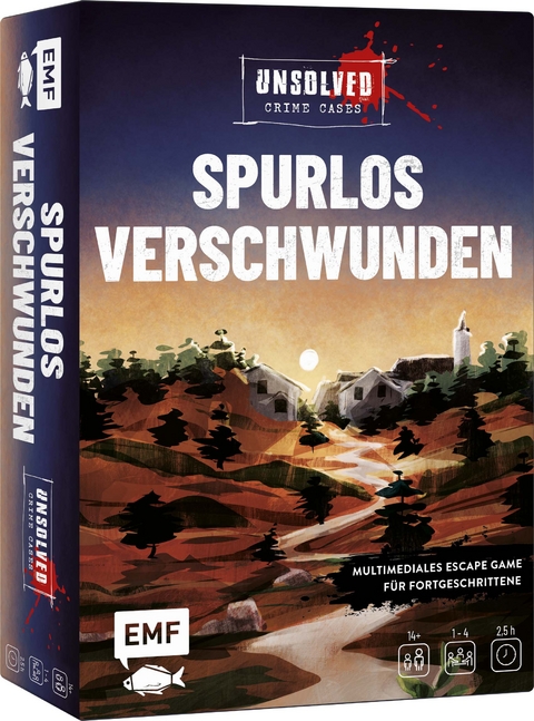 Krimi-Spielebox: Unsolved Crime Cases - Spurlos verschwunden -  Paperdice Solutions GmbH