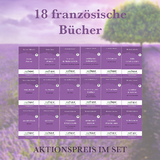 18 französische Bücher (Bücher + Audio-Online) - Lesemethode von Ilya Frank - Maurice Leblanc, Guy de Maupassant, Prosper Mérimée, Émile Zola, Charles Perrault, Alphonse Daudet