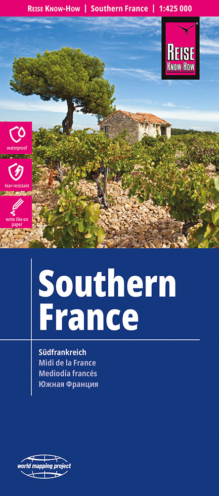 Reise Know-How Landkarte Südfrankreich / Southern France (1:425.000) - Reise Know-How Verlag Peter Rump