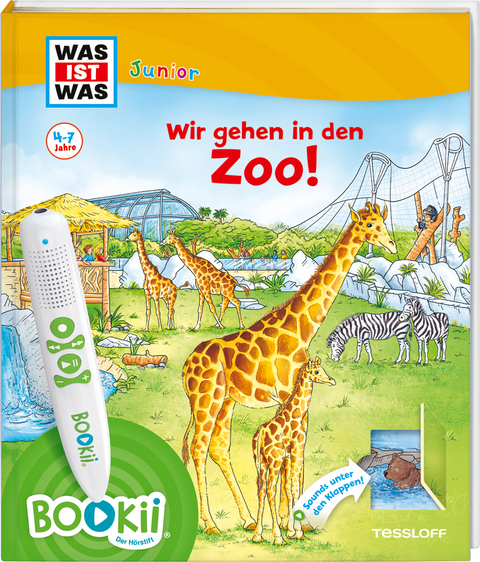 BOOKii® WAS IST WAS Junior Wir gehen in den Zoo! - Claudia Kaiser, Martin Lickleder, Bärbel Oftring