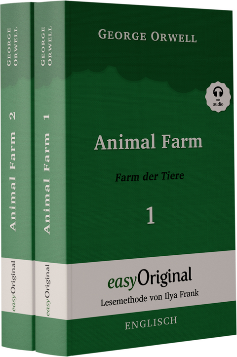 Animal Farm / Farm der Tiere - 2 Teile (Buch + Audio-Online) - Lesemethode von Ilya Frank - Zweisprachige Ausgabe Englisch-Deutsch - George Orwell