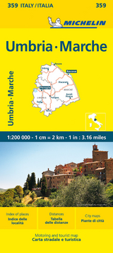 Marche & Umbria - Michelin Local Map 359 - Michelin