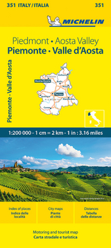 Piemonte & VA - Michelin Local Map 351 - Michelin