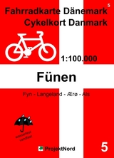 5 Fahrradkarte Dänemark / Cykelkort Danmark 1:100.000 - Fünen - Jens Uwe Mollenhauer