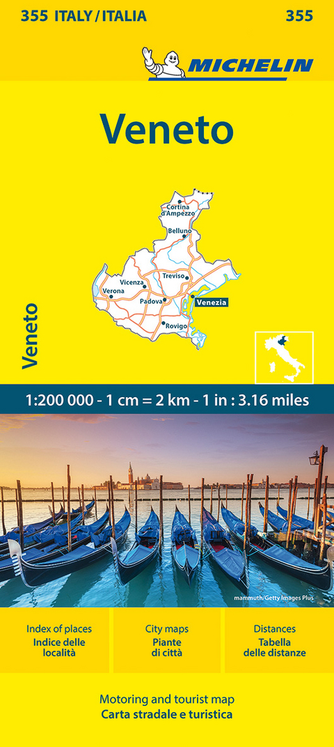 Veneto - Michelin Local Map 355 -  Michelin