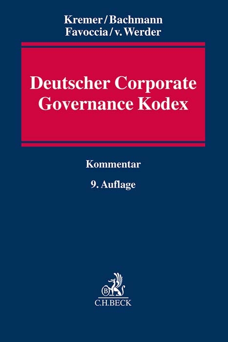 Deutscher Corporate Governance Kodex - Thomas Kremer, Gregor Bachmann, Daniela Favoccia