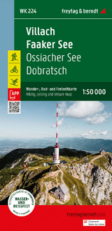 Villach - Faaker See, Wander-, Rad- und Freizeitkarte 1:50.000, freytag & berndt, WK 224 - 