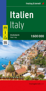 Italien, Straßenkarte 1:600.000, freytag & berndt - 