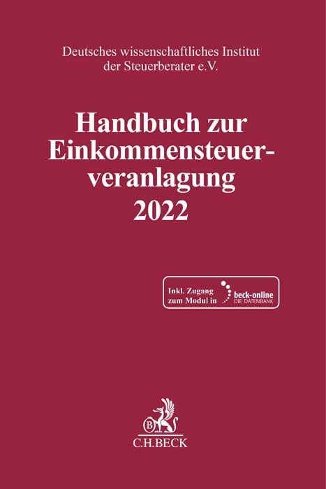 Handbuch zur Einkommensteuerveranlagung 2022 - 