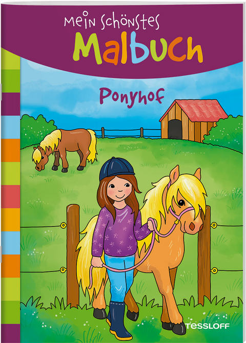 Mein schönstes Malbuch. Ponyhof