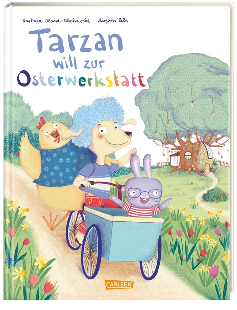 Tarzan will zur Osterwerkstatt - Barbara Iland-Olschewski