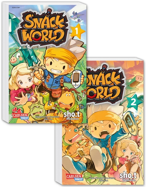 Snack World Komplettpack 1-2 -  Level-5,  sho.t