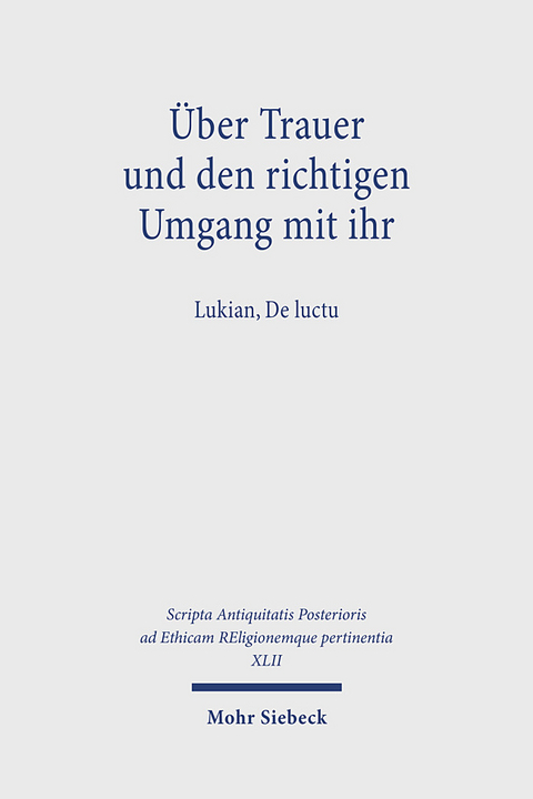 Über Trauer und den richtigen Umgang mit ihr - 