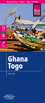 Reise Know-How Landkarte Ghana, Togo (1:600.000) - Peter Rump, Reise Know-How Verlag