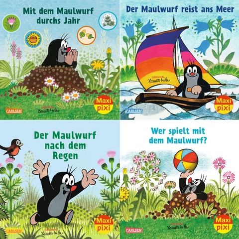 Maxi-Pixi-4er-Set 99: Neues vom Maulwurf (4x1 Exemplar) - Hanna Sörensen