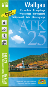 ATK25-R10 Wallgau (Amtliche Topographische Karte 1:25000) - 