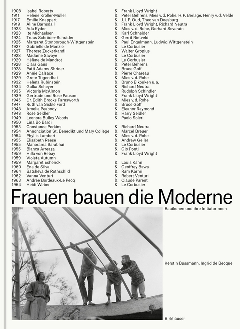 Frauen bauen die Moderne - Kerstin Bußmann, Ingrid de Becque