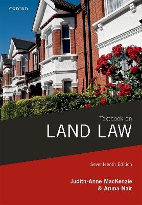 Textbook on Land Law - Judith-Anne MacKenzie, ARUNA NAIR