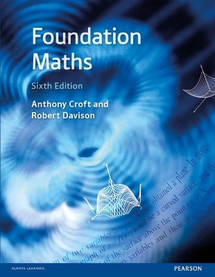 Foundation Maths - Anthony Croft, Robert Davison