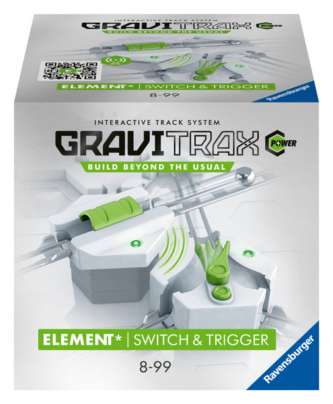 Ravensburger GraviTrax POWER Elemente Switch&Trigger. Elektronisches Zubehör für Kugelbahnen für Kinder ab 8 Jahren. Kombinierbar mit allen GraviTrax Produkten und -linien