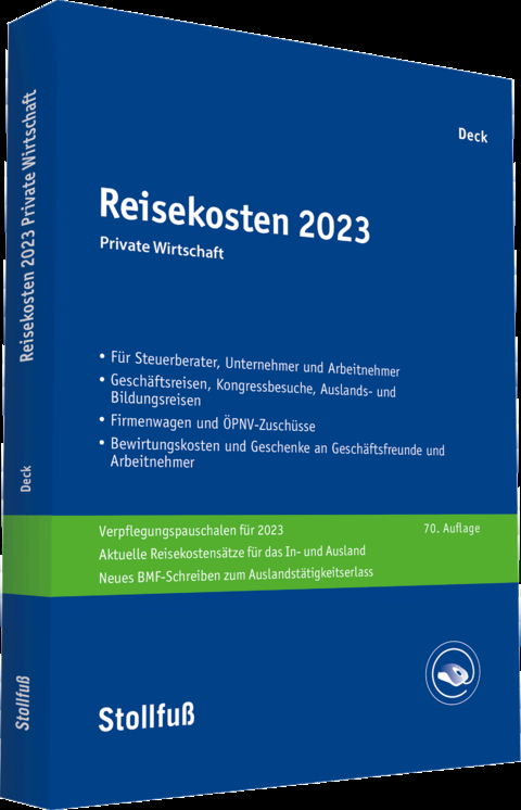 Reisekosten 2023 - Wolfgang Deck