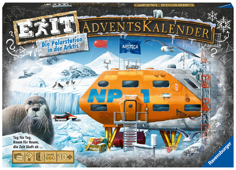 EXIT Adventskalender "Die Polarstation in der Arktis" - 25 Rätsel für EXIT-Begeisterte ab 10 Jahren - Johannes Schiller