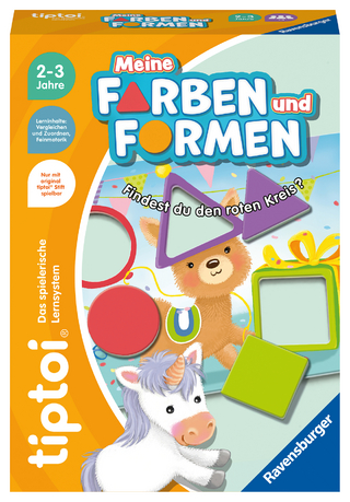 Ravensburger tiptoi Spiel 00168 - Meine Farben und Formen, Lernspiel für Kinder ab 2 Jahren - 