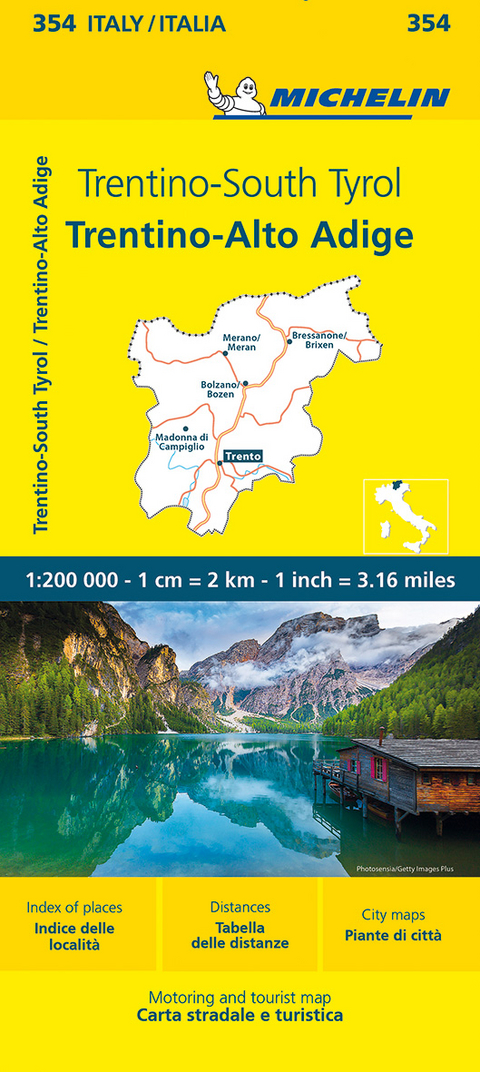 Trentino - Michelin Local Map 354 -  Michelin