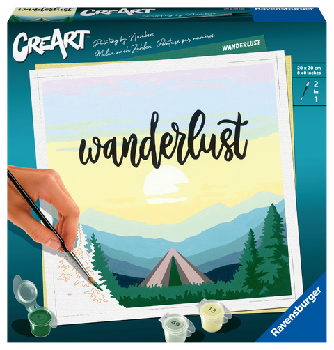 Ravensburger CreArt - Malen nach Zahlen 20269 – Wanderlust – ab 12 Jahren