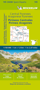 Pyrenees Central - Zoom Map 145 - Michelin