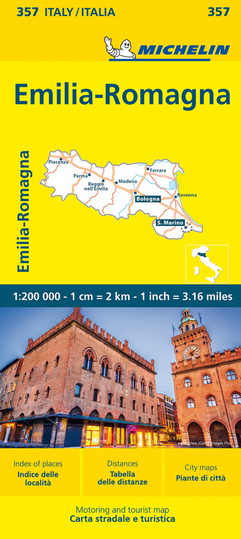 Emilia Romagna - Michelin Local Map 357 -  Michelin