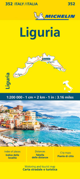 Liguria - Michelin Local Map 352 - Michelin