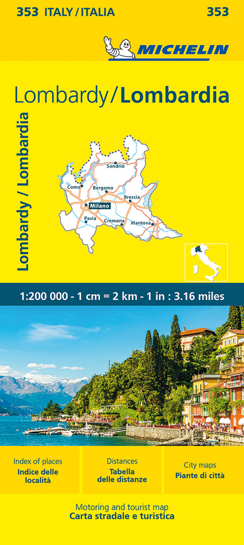 Lombardia - Michelin Local Map 353 -  Michelin