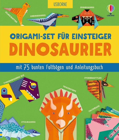 Origami-Set für Einsteiger: Dinosaurier - Lucy Bowman