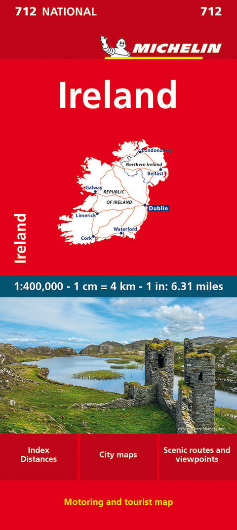 Ireland - Michelin National Map 712 -  Michelin
