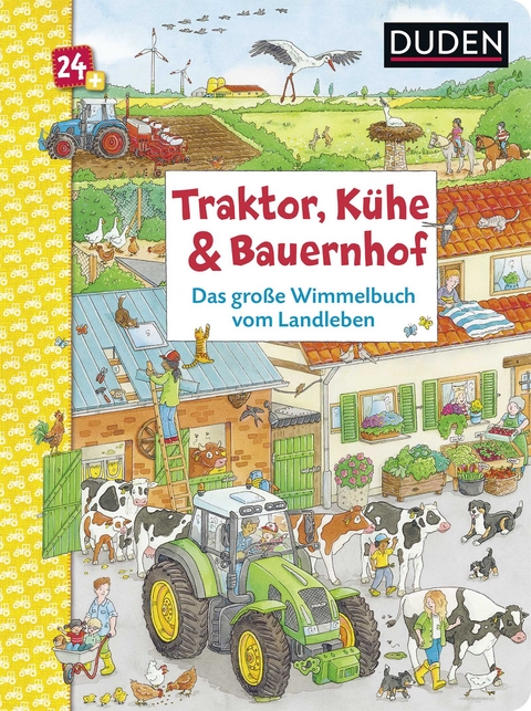 Traktor, Kühe & Bauernhof: Das große Wimmelbuch vom Landleben - Christina Braun