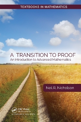 A Transition to Proof - Neil R. Nicholson