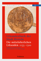 Urkundenbuch der Stadt Rinteln - 