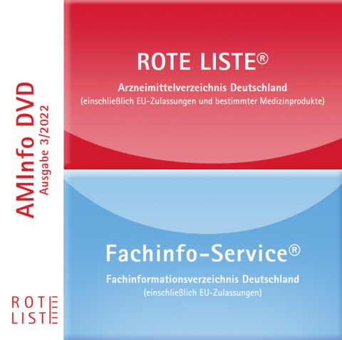 ROTE LISTE® 3/2022 AMInfo-DVD - ROTE LISTE®/FachInfo - Abo (4 Ausgaben pro Jahr)