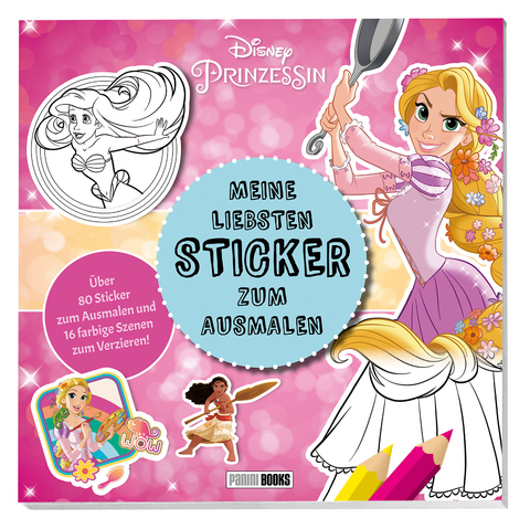 Disney Prinzessin: Meine liebsten Sticker zum Ausmalen -  Panini