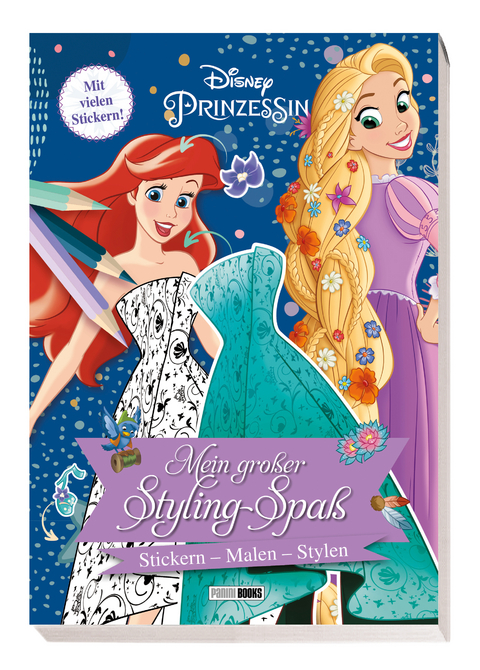 Disney Prinzessin: Mein großer Styling-Spaß: Stickern, Malen, Stylen -  Panini