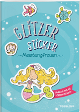 Glitzer-Sticker Malbuch. Meerjungfrauen