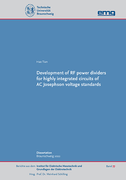 Development of RF power dividers for highly integrated circuits of AC Josephson voltage standards - Hao Tian