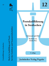 Protokollführung in Strafsachen - Günther Pusz