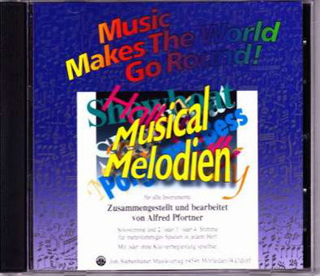 Music Makes the World go Round - Musical Melodien - Play Along CD / Mitspiel CD