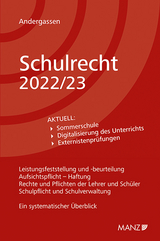 Schulrecht 2022/23 - Andergassen, Armin