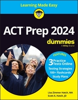 ACT Prep 2024 For Dummies with Online Practice - Hatch, Lisa Zimmer; Hatch, Scott A.