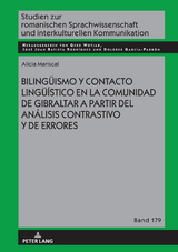 Bilingüismo y contacto lingüístico en la comunidad de Gibraltar a partir del análisis contrastivo y de errores - Alicia Mariscal